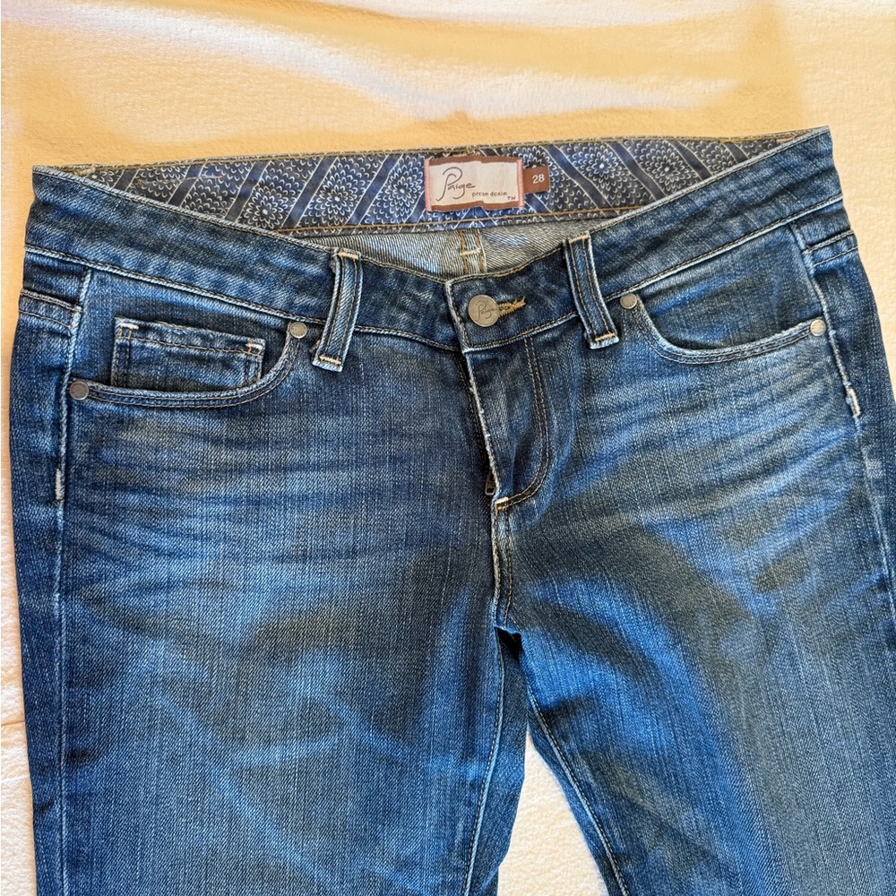 PAIGE Classic Indigo Jeans